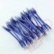 24 Pack of 15cm (6-inch) in Blue - Cat5e High Grade 125MHz 24AWG LSZH Patch Cables for 1U Patching