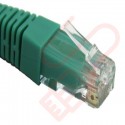 24 Pack of 20cm (8-inch) in Green - Cat5e High Grade 125MHz 24AWG LSZH Patch Cables for 2U Patching