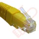 24 Pack of 20cm (8-inch) in Yellow - Cat5e High Grade 125MHz 24AWG LSZH Patch Cables for 2U Patching