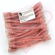24 Pack of 20cm (8-inch) in Pink - Cat5e High Grade 125MHz 24AWG LSZH Patch Cables for 2U Patching