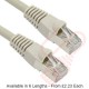 Cat5e Patch Cables Enhanced RJ45 FTP PVC Bubble Booted Grey