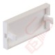 Excel Full Width 25mm Blank Plate White