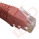 24 Pack of 15cm (6-inch) in Pink - Cat6 High Grade 250MHz 24AWG LSZH Patch Cables for 1U Patching