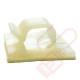 Self Adhesive 8mm Cable Clips White 100 Pack