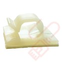 Self Adhesive 8mm Cable Clips White 100 Pack