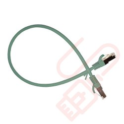 Cat6a Slim U/FTP Small Diameter Snagless Booted Patch Cables Green