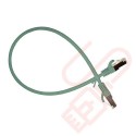 Cat6a Slim U/FTP Small Diameter Snagless Booted Patch Cables Green