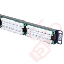 Excel 24 Port Cat5e Patch Panel 1U UTP Punch Down - Blue 100-450 