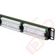 Excel 24 Port Cat5e Patch Panel 1U UTP Punch Down Black 100-726