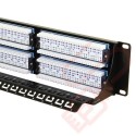 Cat5e 2U 48 Port Punch Down UTP Patch Panel