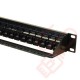24 Port Cat5e Patch Panel 1U UTP Coupler
