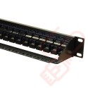 24 Port Cat5e Patch Panel 1U UTP Coupler