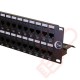 48 Port Cat5e Patch Panel 2U UTP Coupler