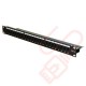 24 Port Cat6 Patch Panel 1U UTP Angled Easy Punch