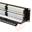 48 Port Cat6 Patch Panel 2U UTP Punch Down