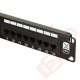 Excel 24 Port Cat6 Patch Panel 1U UTP Punch Down 100-304