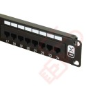 Excel 24 Port Cat6 Patch Panel 1U UTP Punch Down 100-304