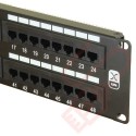 Excel 48 Port Cat6 Patch Panel 2U UTP Punch Down 100-306