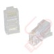 Cat5e UTP RJ45 Crimp Plug for Cat5e Un-shielded Solid Cable - 100 Pack