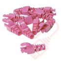 5.5mm Snagless Slimline RJ45 Crimp Boot 10 Pack Pink