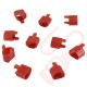 Secure Sleeve C13 into C14 Inlet Tab Red - 25 Pack
