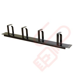 Excel 1U Cable Management Bar Metal Black (100-582)