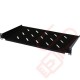 Cantilever Vented Shelf 1u 200mm Black for Wall Mount Cabinets