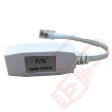 RJ45 Plug to BT Socket PSTN Full Master Leaded Adapter 
