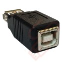 USB 2.0 Type A Female to Type B Female Adapter