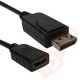 15cm DisplayPort Male to HDMI Female Adapter