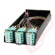 Zettonics MTP/MPO LC OM4 Multimode 12 Duplex Fibre 1x MTP Cassette Aqua