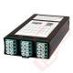 Zettonics MTP/MPO LC OM4 Multimode 12 Duplex Fibre 1x MTP Cassette Aqua