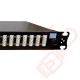 1U LC Duplex Sliding Patch Panel Loaded With 48 LC Duplex Multimode Adaptors