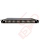 1U LC Duplex Sliding Patch Panel Loaded With 48 LC Duplex Multimode Adaptors