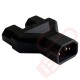 IEC Male C14 to Dual IEC Female C13 Y Power Adapter
