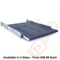 Prism PI Telescopic Shelf Black For Data & Server Cabinets