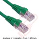 Excel Cat5e Patch Cables RJ45 UTP LSZH Snagless Booted Green