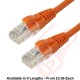 Excel Cat6 Patch Cables RJ45 UTP LSZH Snagless Booted Orange