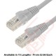 Excel Cat6 Patch Cables RJ45 UTP LSZH Snagless Booted Grey