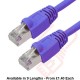 Cat6 Patch Cables RJ45 FTP Premium LSZH Bubble Booted Blue