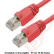 Cat6 Patch Cables RJ45 FTP Premium LSZH Bubble Booted Red