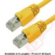Cat6 Patch Cables RJ45 FTP Premium LSZH Bubble Booted Yellow