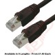 Cat6 Patch Cables RJ45 FTP Premium LSZH Bubble Booted Black