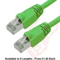 Cat6 Patch Cables RJ45 FTP Premium LSZH Bubble Booted Green