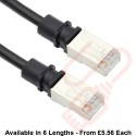 Patchsee Cat5e Patch Cables RJ45 FTP LSZH Black