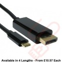 USB Type C Male to Display Port Male Cable