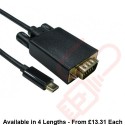 USB Type C Male to VGA Male Cable