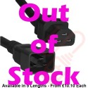C20 to C21 High Grade SJT 16A Power Cables Black