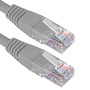 Cat5e Patch Cables RJ45 UTP High Grade PVC Flush Booted Grey