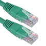 Cat5e Patch Cables RJ45 UTP High Grade PVC Flush Booted Green